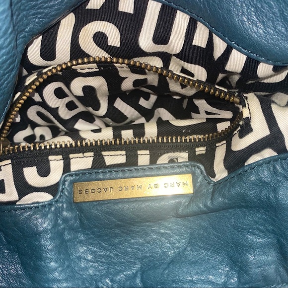 Marc Jacobs Teal Green Turn Lock Handbag - Picture 7 of 16
